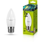 Ergolux LED-C35-7W-E27-6K (Эл.лампа светодиодная Свеча 7Вт E27 6500K 172-265В)
