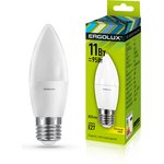 Ergolux LED-C35-11W-E27-3K (Эл.лампа светодиодная Свеча 11Вт E27 3000K 180-240В)