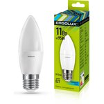 Ergolux LED-C35-11W-E27-4K (Эл.лампа светодиодная Свеча 11Вт E27 4500K 180-240В)
