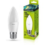 Ergolux LED-C35-11W-E27-6K (Эл.лампа светодиодная Свеча 11Вт E27 6500K 180-240В)