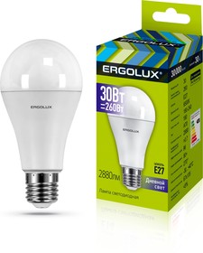 Ergolux LED-A70-30W-E27-6K (Эл.лампа светодиодная ЛОН 30Вт E27 6500K 180-240В)
