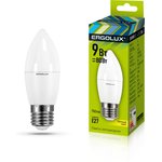 Ergolux LED-C35-9W-E27-3K (Эл.лампа светодиодная Свеча 9Вт E27 3000K 172-265В)