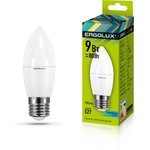 Ergolux LED-C35-9W-E27-4K (Эл.лампа светодиодная Свеча 9Вт E27 4500K 172-265В)