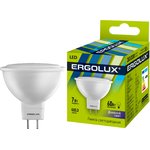 Ergolux LED-JCDR-7W-GU5.3-6K (Эл.лампа светодиодная JCDR 7Вт GU5.3 6500K 180-240В)