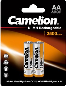 Camelion AA-2500mAh Ni-Mh BL-2 (NH-AA2500BP2, аккумулятор,1.2В)