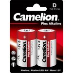 Camelion Plus Alkaline LR20-BP2 LR20 BL2, Элемент питания