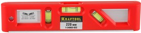 1-34863-022, KRAFTOOL Director, 220 мм, магнитный компактный уровень, Pro (1-34863-022)