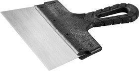 10052-20, ЗУБР 200 мм, пластиковая ручка, стальной, фасадный шпатель (10052-20)