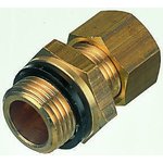 0101 08 10, Brass Pipe Fitting, Straight Compression Coupler ...