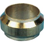 0124 10 00, Brass Pipe Fitting, Straight Compression Compression Olive ...