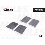 Фильтр салона MILES AFC2188 MB W215/W221 угольный (упак.2шт.)