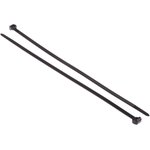 118-05050 T50ROS-PA66HS-BK, Cable Tie, 200mm x 4.6 mm, Black Polyamide 6.6 ...
