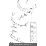 20951947, Панель передняя нижняя