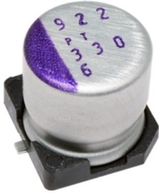 2R5SVPT680MX, Polymer Aluminium Electrolytic Capacitor, 680 мкФ, 2.5 В, Radial Can - SMD, OS-CON SVPT Series