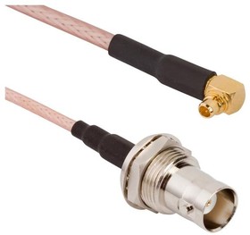 095-850-207-048, RF Cable Assemblies BNC Blkhd Jck - MMCX Plug 48 inch RG-316