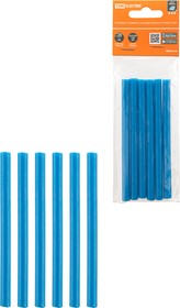 Фото 1/5 Клеевые стержни универсальные синие, 7 мм x 100 мм, 6 шт, "Алмаз" TDM