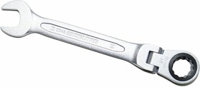 Фото 1/2 Комбинированный ключ трещоточный с шарниром 14 мм, длина 164 мм, 0345020014
