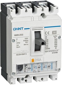 Фото 1/2 CHINT Автоматический выключатель NM8N-800R EN 3P 630А 150кА с электронным расцепителем (R)