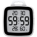 Часы-термометр для душа с показаниями температуры и влажности B008STH-BLACK