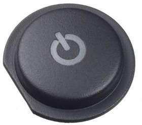 10ZC16LMH12309, Ultranavimec Switch Cap Round 9.5mm Black ABS Ultramec Series