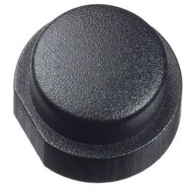 10S09, Switch Cap Round 6.5mm Black ABS Ultramec 6C Series