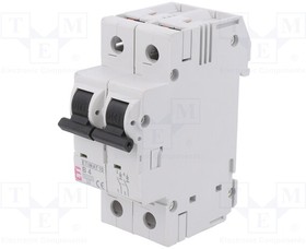 ETIMAT 10 2P B4, Выключатель максимального тока; 230/400ВAC; Iном: 4А; Полюсы: 2