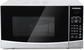 Фото 1/10 Микроволновая печь StarWind SMW2820, 700Вт, 20л, серебристый /черный