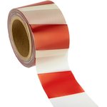 19-3150, Protective tape 75 mm x 100 m, white and red