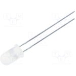 OSBWDS5A32A, LED; 5mm; white/blue; bicolour,blinking; 30°; 3?4.5V; Front: convex