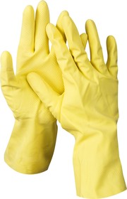 Фото 1/2 11201-M, DEXX перчатки латексные хозяйственно-бытовые, размер M.