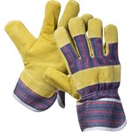 1131-XL, STAYER XL, спилок с тиснением, комбинированные перчатки (1131-XL)