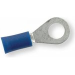 Изолированный разъем 6.5 мм синий кольцевой язычок 12416