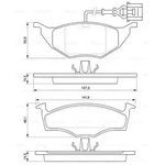 0986424632, Колодки тормозные дисковые AUDI: A2 (8Z0) 1.2 TDI 00-05