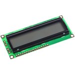 PC1602ARSD, PC1602ARSD Alphanumeric LCD Display, 2 Rows by 16 Characters, Reflective