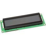 PC1602LRSL, PC1602LRSL Alphanumeric LCD Display, 2 Rows by 16 Characters, Transflective