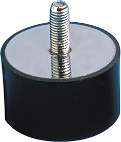 511292, M5 Anti Vibration Mount, Male Buffer Foot with 20daN Compression Load