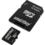 micro SDHC карта памяти Smartbuy 032GB cl10 U1 V10 для видеонаблюдения (с ...