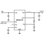 MPQ2179GQHE-AEC1-P, Switching Voltage Regulators 5.5V, Peak 3A, 2.4MHz ...