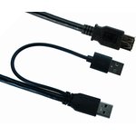 USB3-EXT-10MTR, USB 3.0 Cable, Male USB A to Female USB A USB Extension Cable, 10m