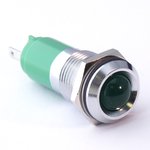 19210351, LED Indicator, Green, 70mcd, 24V, 14mm, IP67