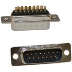 171-015-103L001, 171 15 Way Panel Mount D-sub Connector Plug, 2.77mm Pitch