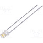 LL-304WC1X-W6-3P, LED; 3mm; white warm; 780?1300mcd; 100°; Front: flat; 2.6?3.6V