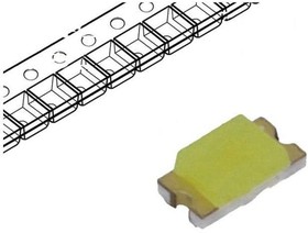 Фото 1/7 VLMW1300-GS08, Standard LEDs - SMD White Clear Non-Diff