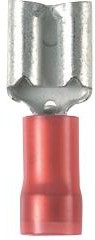 DNF18-111-C, FEMALE DISCONNECT, 2.8MM, 22-18AWG, RED