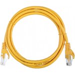 Патч-корд |ACD-LPU5E-5DY| Cat5e UTP 24AWG 4Pair, 7/0.18мм CCA Желтый, 0.5м, (741371)
