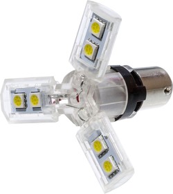 LED-L0935 White BAY15D 12V, Автолампа белая