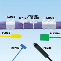 PLF1MA-M6, Cable Ties, Marker and Flag Nylon 6/6 Blue 22mm 80N