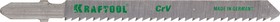 Фото 1/3 159511-2.5-S5, KRAFTOOL T101B, EU-хвост., по дереву, шаг 2.5 мм, 75 мм, 5 шт, полотна для лобзика (159511-2.5-S5)