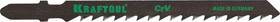 Фото 1/2 159531-3-S5, KRAFTOOL T111C, EU-хвост., по дереву, шаг 3 мм, 75 мм, 5 шт, полотна для лобзика (159531-3-S5)
