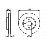 0 986 479 085, 0 986 479 085_диск тормозной передний!\ Toyota Corolla 1.4-1.8 01